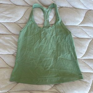 Lululemon Run Cool Racerback Nulu Tank Top size 8 color mint green